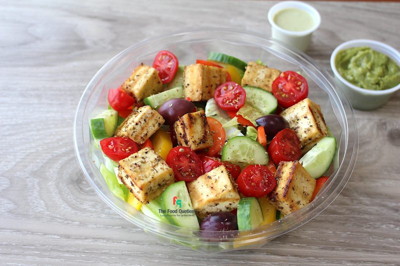Tofu Souvlaki Salad