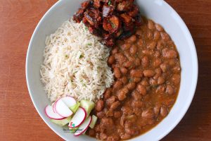 Pinto Bean Curry with Rice
